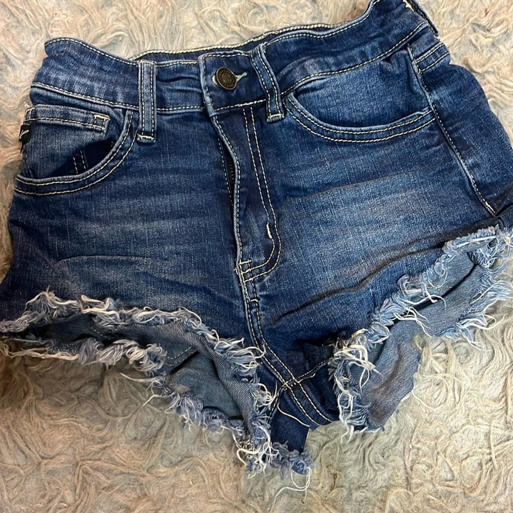 Dark washed kancan girl jeans